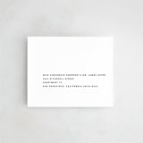 "Signed" - Savvy Wedding Invitations in Cloud by JoAnn Jinks - FREE Recipient Addressing