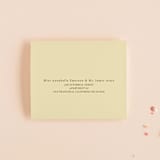 "Sophia" - Savvy Wedding Invitations in Sunshine by Ani Somi - FREE Recipient Addressing