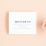 "Centro" - Savvy Wedding Invitations in Marseille Bleu by Up Up Creative - FREE Recipient Addressing