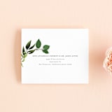 "Greenery" - Savvy Wedding Invitations in Fern by Susan Moyal - FREE Recipient Addressing