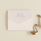"Modern Aligned" - Savvy Wedding Invitations in Creampuff by Carolyn MacLaren - Closed