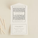 "Hansen" - Savvy Wedding Invitations in Almond by Stephanie Hawkes - Front Open