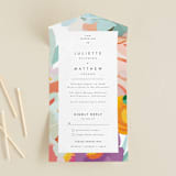 "Abstract Florals" - Savvy Wedding Invitations in Bouquet by Maria Hilas-Louie - Front Open