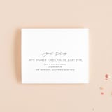 "Black-Tie" - Savvy Wedding Invitations in Noir by Benita Crandall - FREE Recipient Addressing
