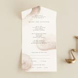 "gentleness" - Savvy Wedding Invitations in Sand by Sumak Studio - Front Open