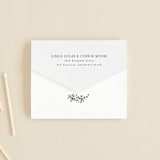 "Quintessential" - Savvy Wedding Invitations in Cotton by Everett Paper Goods - Closed