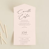 "Vision of Love" - Savvy Wedding Invitations in First Kiss by Design Lotus - Front Open