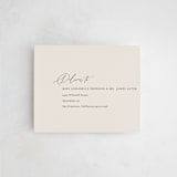"Corner" - Savvy Wedding Invitations in Linen by Kelly Schmidt - FREE Recipient Addressing