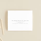"Cadence" - Savvy Wedding Invitations in Ivory by Jennifer Wick - FREE Recipient Addressing