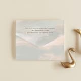 "Daybreak" - Savvy Wedding Invitations in Dove by Olivia Kanaley Inman - Closed