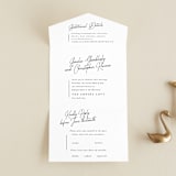 "Opera" - Savvy Wedding Invitations in Tuxedo by Jackie Mangiolino - Front Open