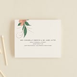 "Charming" - Savvy Wedding Invitations in Almond by GeekInk Design - FREE Recipient Addressing