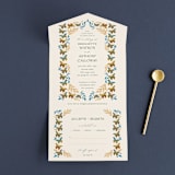 "Flutter" - Savvy Wedding Invitations in Sunset by Jen Owens - Front Open