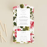 "Wild Roses" - Savvy Wedding Invitations in Bush by Sumak Studio - Front Open