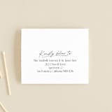 "A formal request" - Savvy Wedding Invitations in Jet by Lea Delaveris - FREE Recipient Addressing