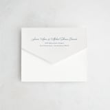 "Empire" - Savvy Wedding Invitations in Dusty Blue by Jennifer Postorino - Closed