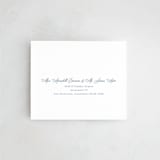 "Empire" - Savvy Wedding Invitations in Dusty Blue by Jennifer Postorino - FREE Recipient Addressing