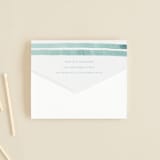 "Tidal Stripe" - Savvy Wedding Invitations in Sky by Katharine Watson - Closed