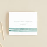 "Tidal Stripe" - Savvy Wedding Invitations in Sky by Katharine Watson - FREE Recipient Addressing