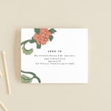 "Kota" - Savvy Wedding Invitations in Onyx by Nazia Hyder - FREE Recipient Addressing