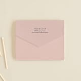 "Modern Squares" - Savvy Wedding Invitations in Flamingo by FRANI - Closed