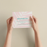 "The Palm" - Savvy Wedding Invitations in Flamingo by Pixel and Hank - How it works