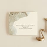 "Organic Elegance" - Savvy Wedding Invitations in Sand by Carrie Moradi - FREE Recipient Addressing