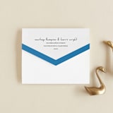 "Swirl Frame" - Savvy Wedding Invitations in Cobalt by mo kelley - Closed