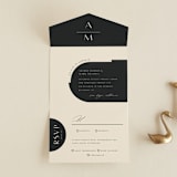 "Entwine" - Savvy Wedding Invitations in Matchbook by Christie Garcia - Front Open