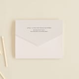 "Convergence" - Savvy Wedding Invitations in Cream by Annie Lowe - Closed