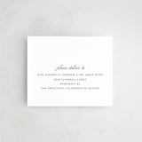 "Montauk" - Savvy Wedding Invitations in Blue Bell by Megan Davis - FREE Recipient Addressing
