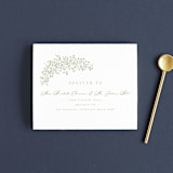 "Villa" - Savvy Wedding Invitations in Leaf by Kristie Kern - FREE Recipient Addressing