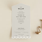 "Litterateur" - Savvy Wedding Invitations in Natural by Karen Glenn - Front Open