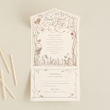 "Disney Storybook" - Savvy Wedding Invitations in Autumn by Morgan Ramberg - Front Open