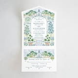 "Going to the Chapel" - Savvy Wedding Invitations in Meadow by Paper Sun Studio - Front Open
