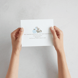 "Hydrangea Garden" - Savvy Wedding Invitations in Sky by Susan Zinader - How it works