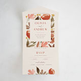 "Giardino" - Savvy Wedding Invitations in Saffron by Vera Lim - Front Open