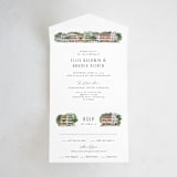 "East Bay street" - Savvy Wedding Invitations in Lily by Jennifer Wick - Front Open