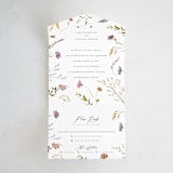 "Untied" - Savvy Wedding Invitations in Sherbert by Erin Hodges - Front Open