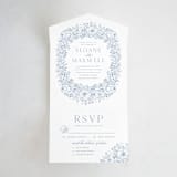 "Wild Roses" - Savvy Wedding Invitations in Nova by Kristen Smith - Front Open