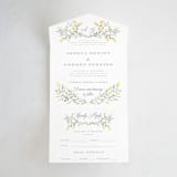 "Monogrammed" - Savvy Wedding Invitations in Spring by Petra Kern - Front Open