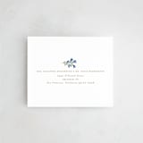 "Nilgiri" - Savvy Wedding Invitations in Blueberry by Creo Study - FREE Recipient Addressing