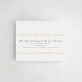"delicate florals" - Savvy Wedding Invitations in Snow by Lori Wemple - FREE Recipient Addressing