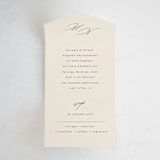 "Infinite" - Savvy Wedding Invitations in Ivory by Angela Thompson - Front Open