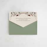 "fleur sauvage" - Savvy Wedding Invitations in Vert by Erin Deegan - Closed