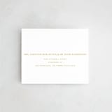 "Swoop" - Savvy Wedding Invitations in Marigold by Stacey Day - FREE Recipient Addressing