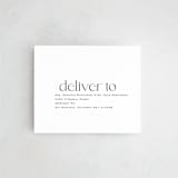 "Modern Monogram" - Savvy Wedding Invitations in Latte by Jackie Crawford - FREE Recipient Addressing