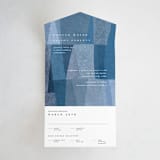 "denim patchwork" - Savvy Wedding Invitations in Seaside by Carrie Moradi - Front Open