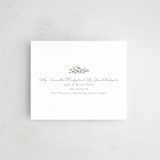 "Foliage Crest" - Savvy Wedding Invitations in Sky by Everett Paper Goods - FREE Recipient Addressing