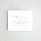 "The Hudson" - Savvy Wedding Invitations in Latte by Kristie Kern - FREE Recipient Addressing